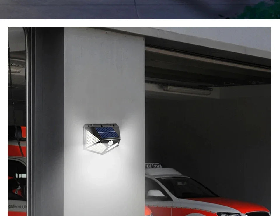 Solar Motion Sensor Wall Light