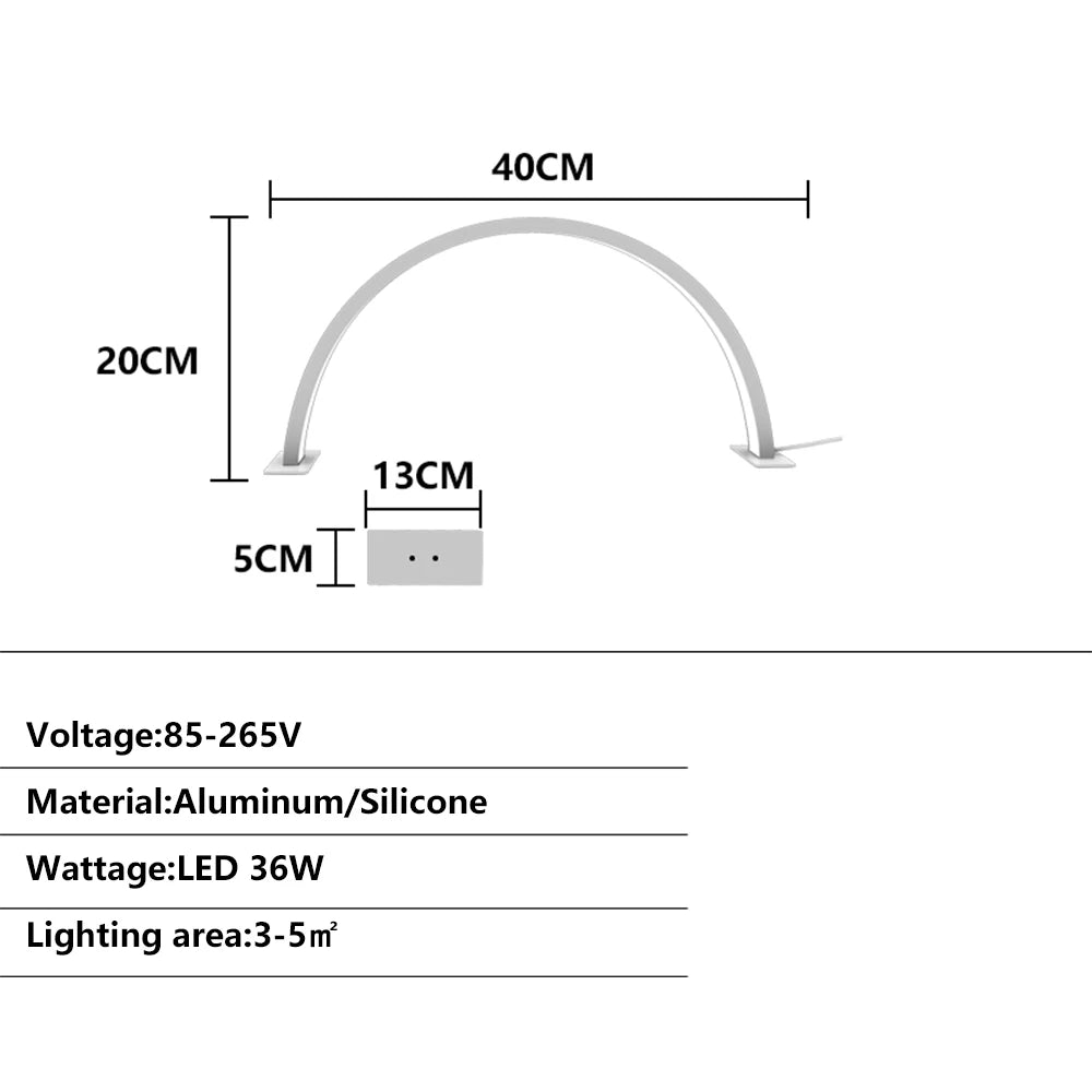 U-Shaped Beauty Lamp