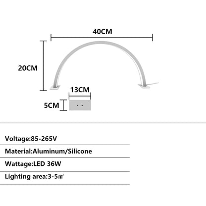 U-Shaped Beauty Lamp