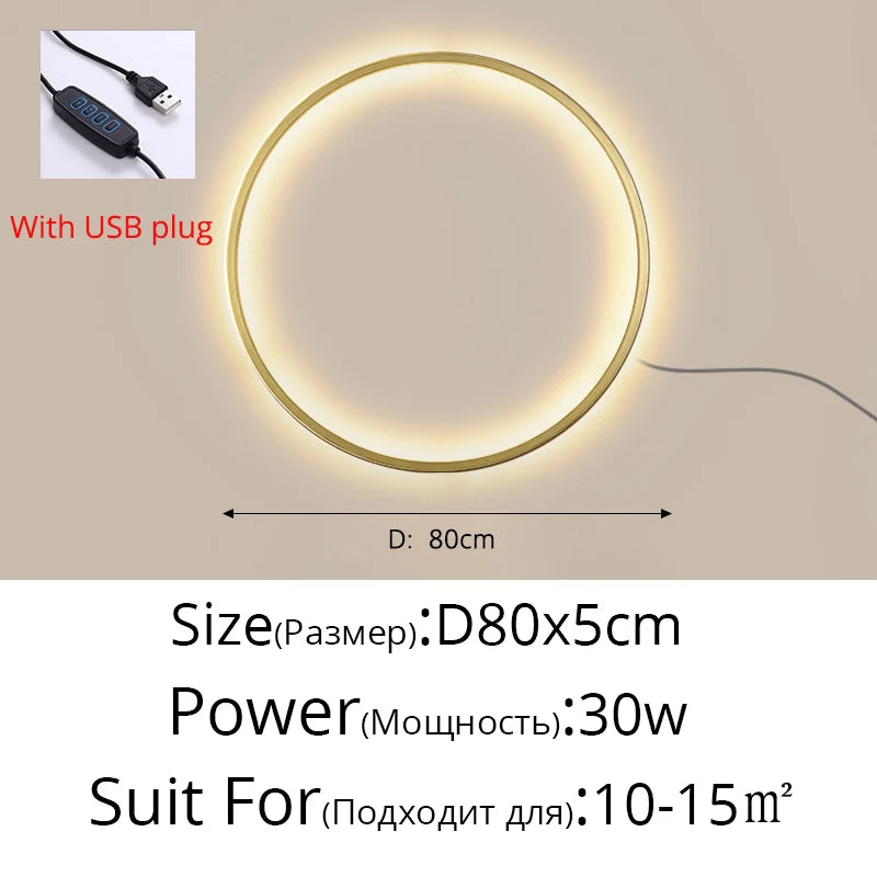Circle Glow Wall Lights