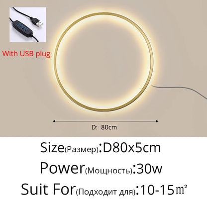 Circle Glow Wall Lights