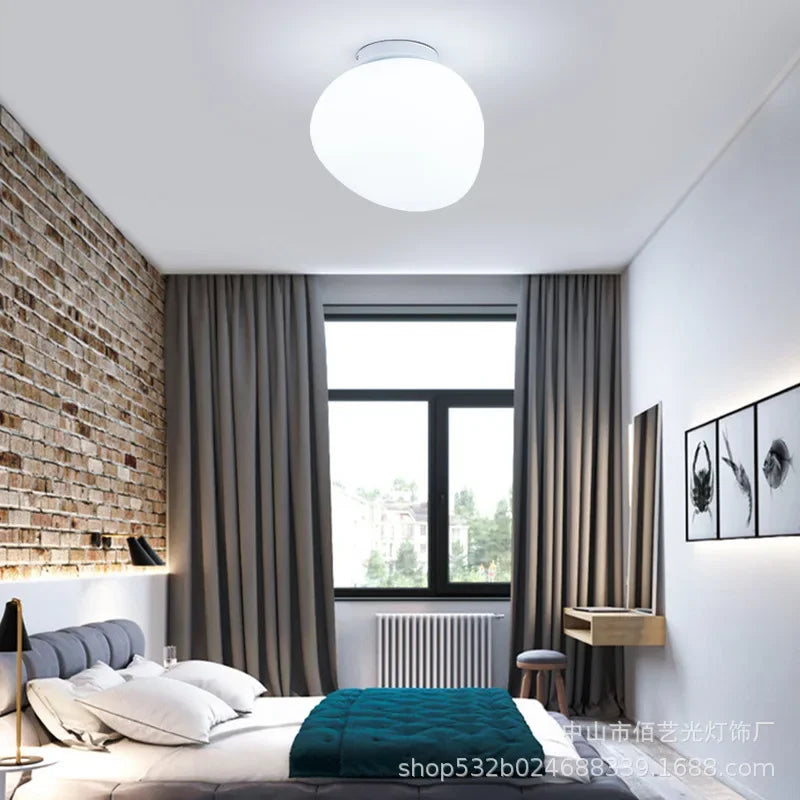Artisan Egg Sconce with LED