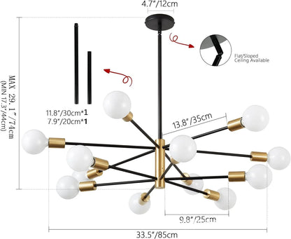 Modern Multi-Arm Chandelier