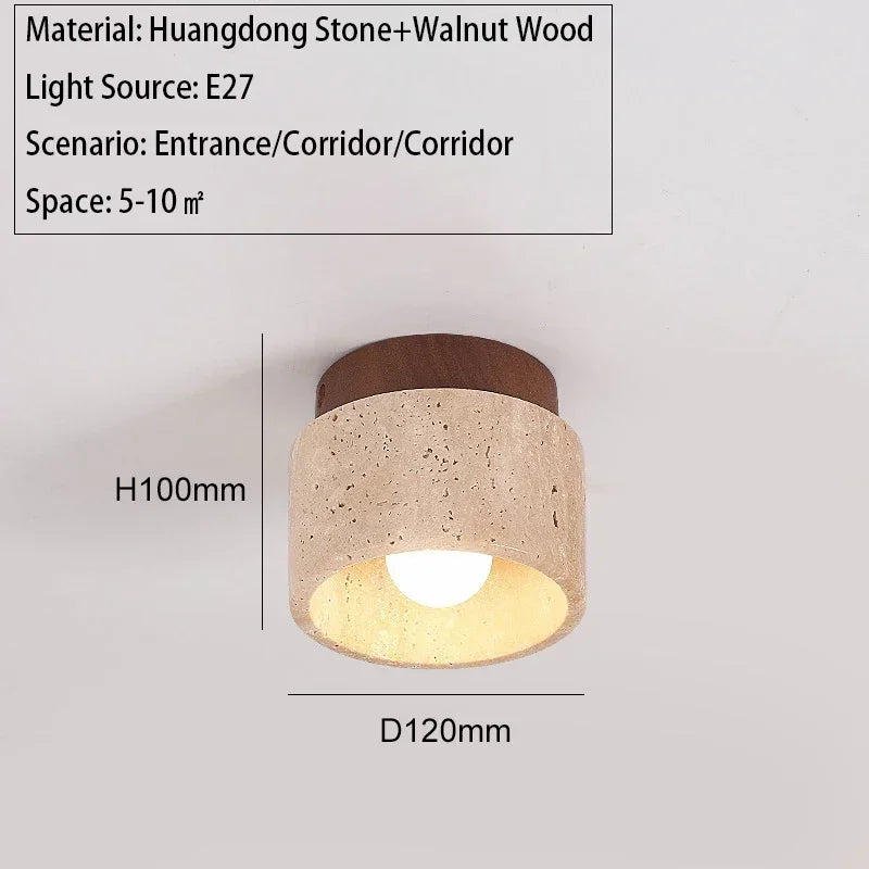 Travertine Sky Lamp