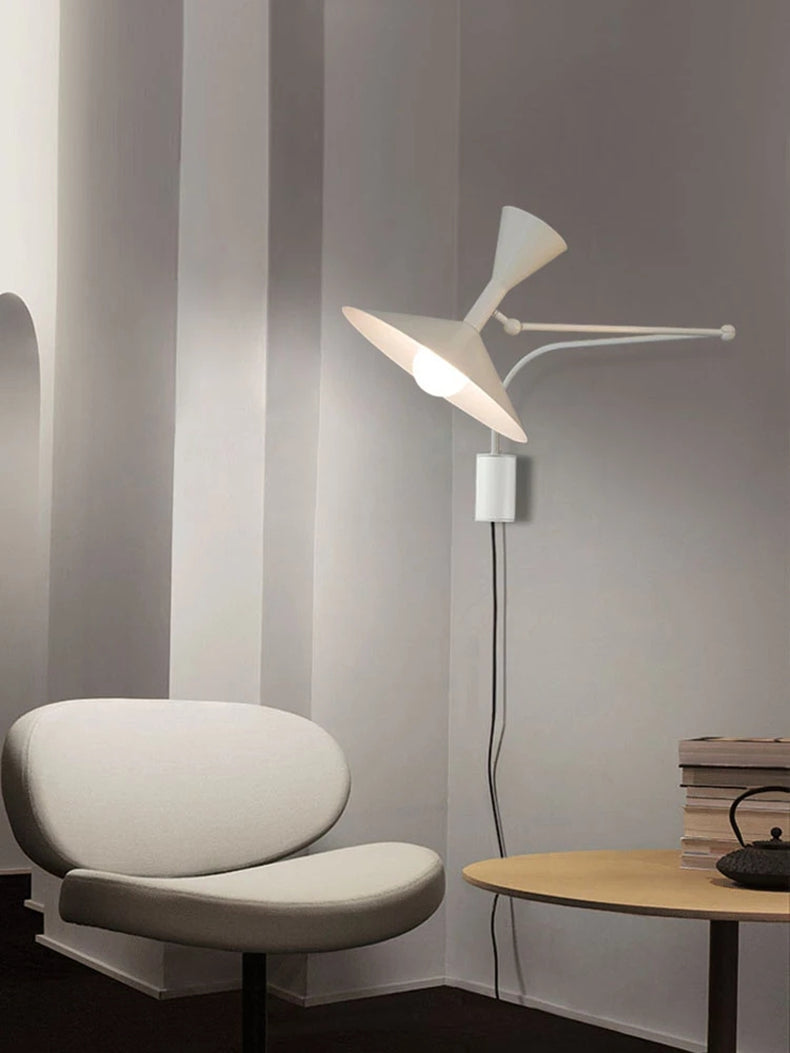 Nordic Glow: Adjustable LED Wall Lamp
