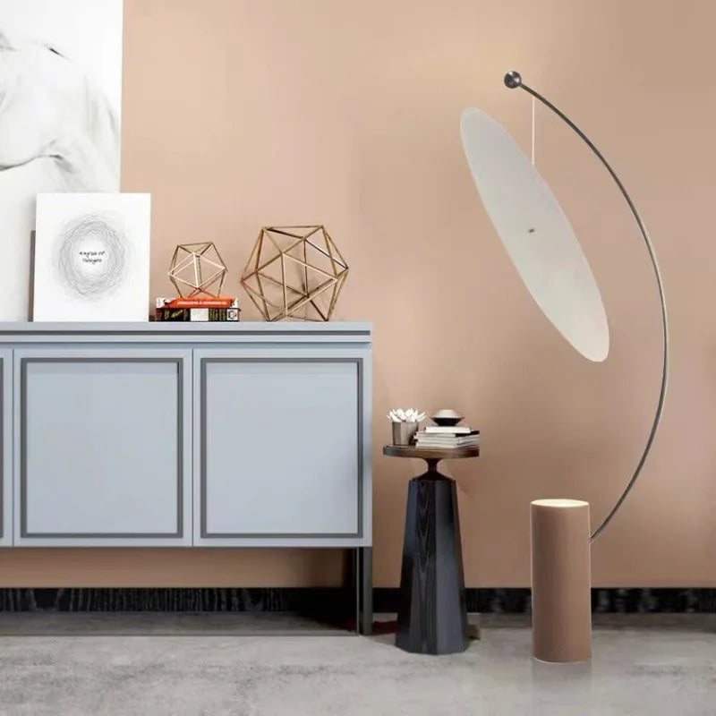 Float Floor Lamp Modern White LED Floor Lamp