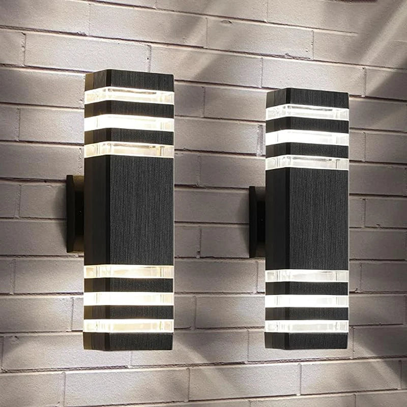 BrightGuard E27 LED Wall Sconce - Waterproof Design