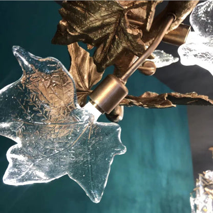 Leafy Glow Wall Sconce