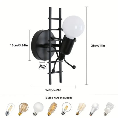 ClimbBright: Modern Wall Sconce for Creative Spaces