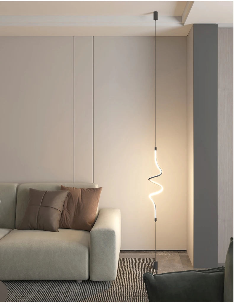 Floor Lamps Black 120cm Modern LED Floor Light