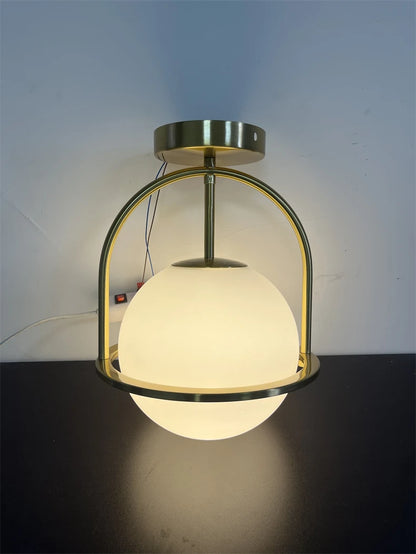 Nordic Glass Ball Ceiling Lamp