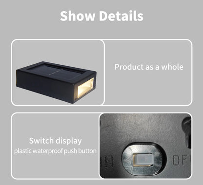 SunGlow Outdoor Wall Washer Solar Light