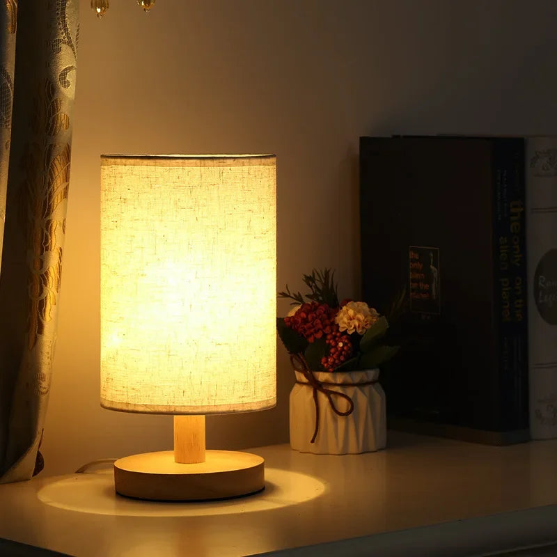 Solid Wood Night Lamp