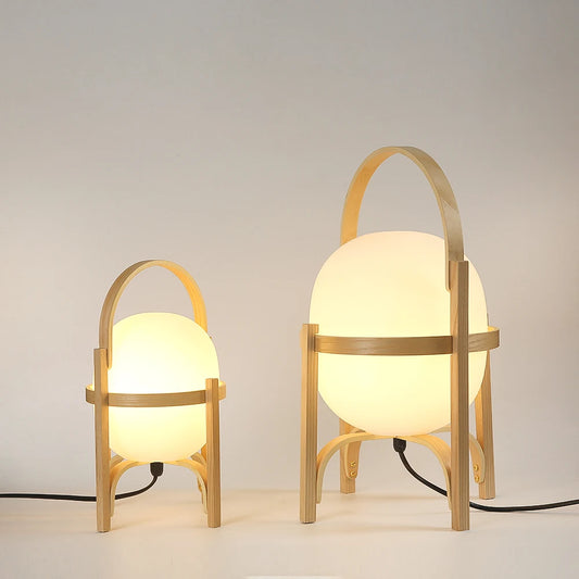 Modern Wood LED Table Lamp - Simple & Stylish