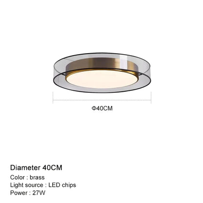 Nordic Gauze Ring Ceiling Light