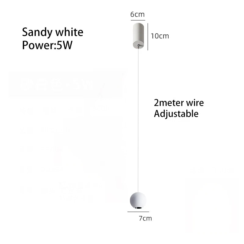 Aluminum Ball Pendant Light