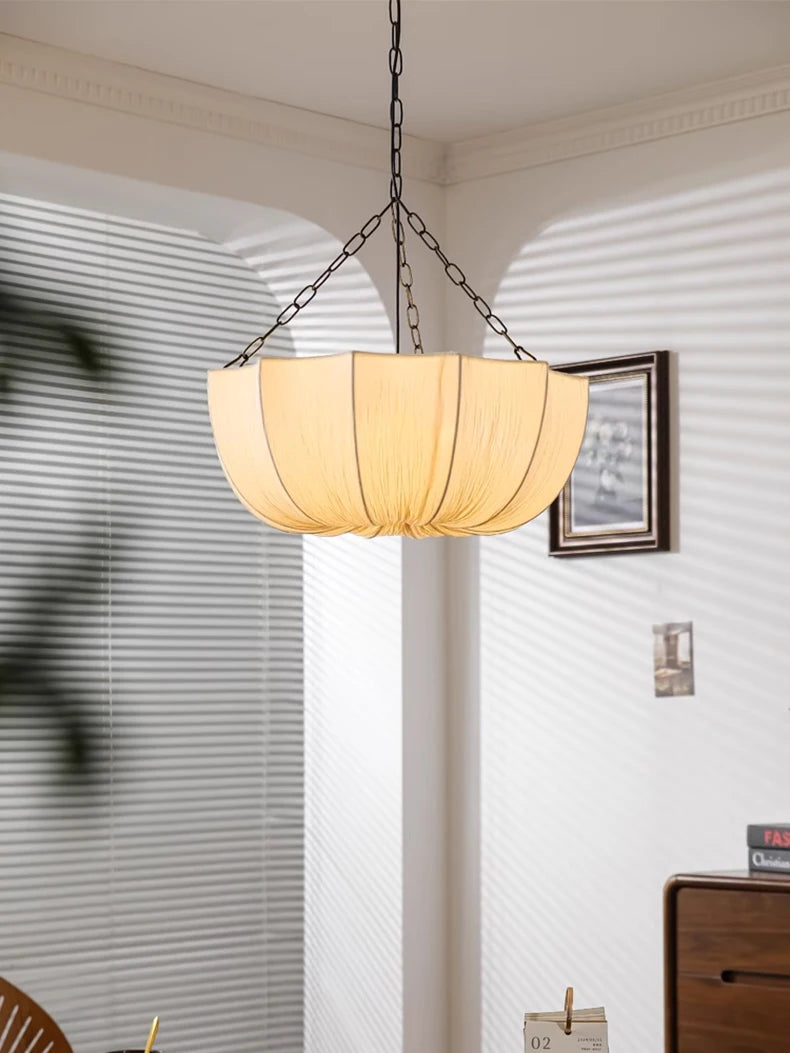 Wabi-Sabi Fabric Chandelier