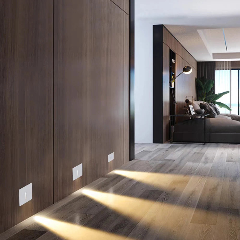 GlowStep LED Recessed Wall Sconce Light