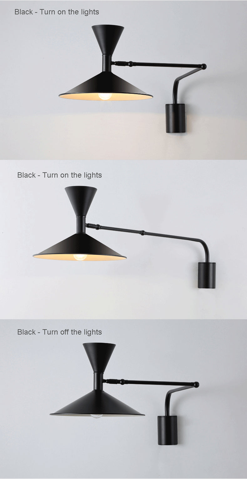 Nordic Glow: Adjustable LED Wall Lamp