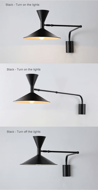 Nordic Glow: Adjustable LED Wall Lamp