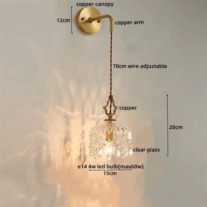 LuxCrystal LED Wall Sconce - Elegant Home Illumination
