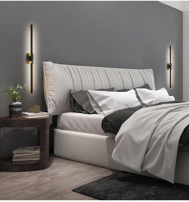 Black Nordic LED Sconce