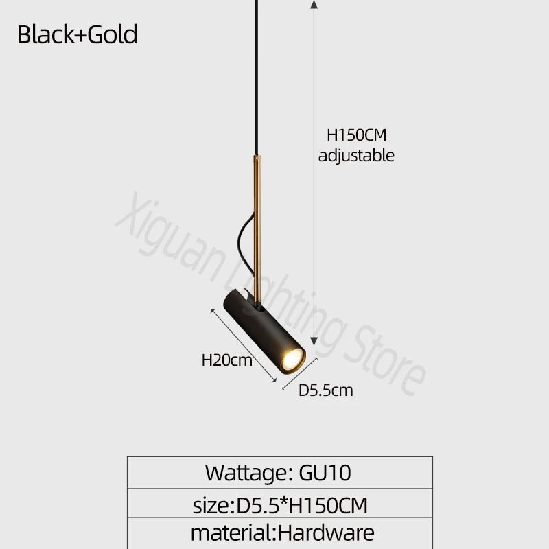 Nordic Glow: Minimalist LED Spotlights Chandelier