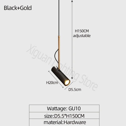Nordic Glow: Minimalist LED Spotlights Chandelier