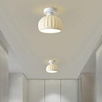 Ceramics Glass LED Corridor Ceiling Lamp