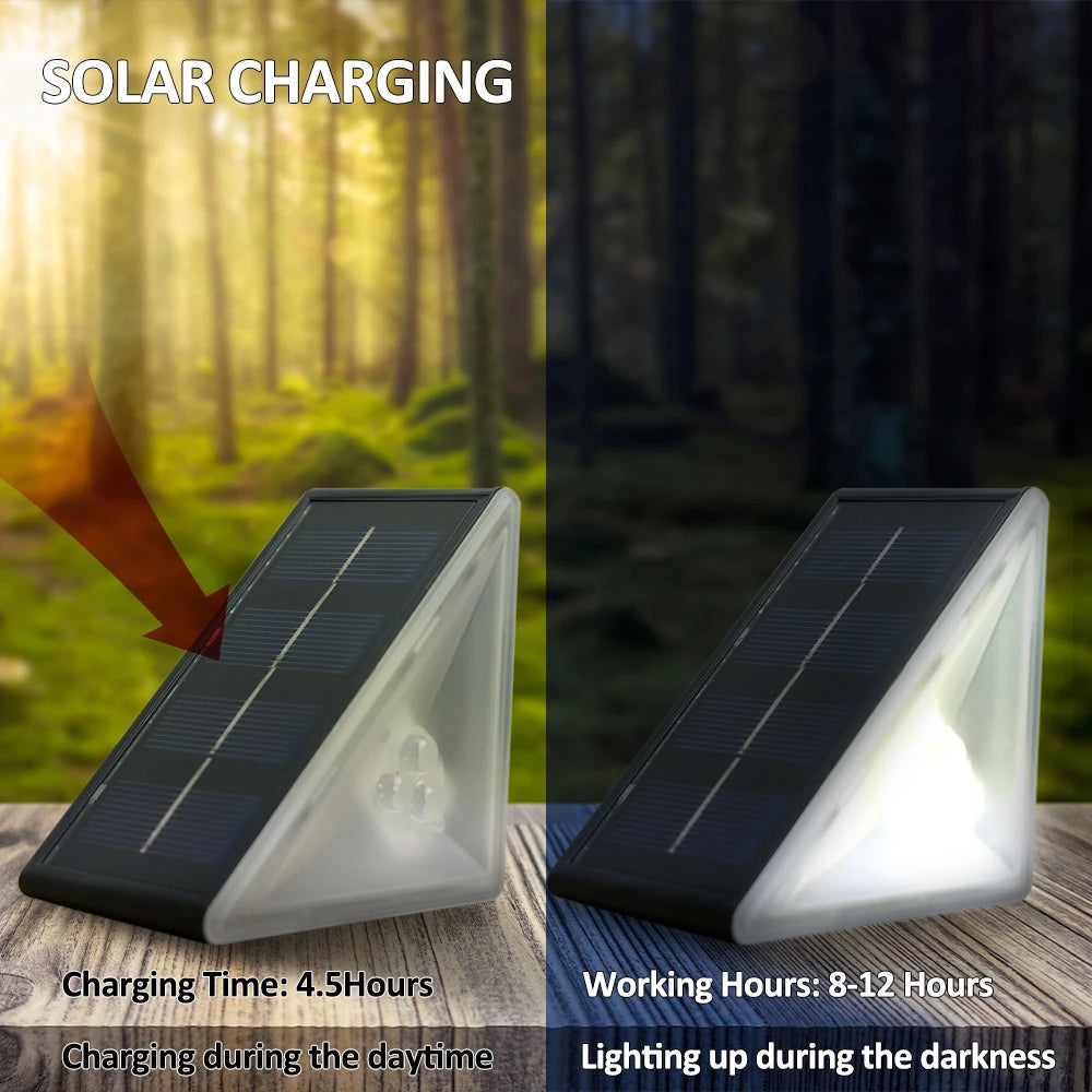 SolarGlow Step Lights: Warm White & RGB Waterproof