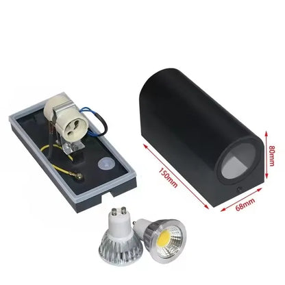 Double Head Outdoor Wall Light