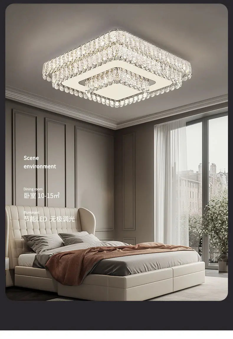 Luxe Crystal Chandelier