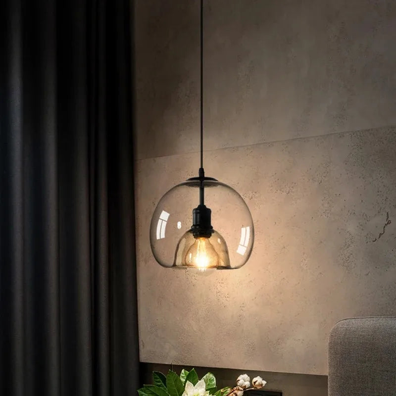 AmberGlow Modern LED Pendant Light Fixtures