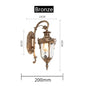 RetroGlow Waterproof Wall Lamp for Outdoor Spaces