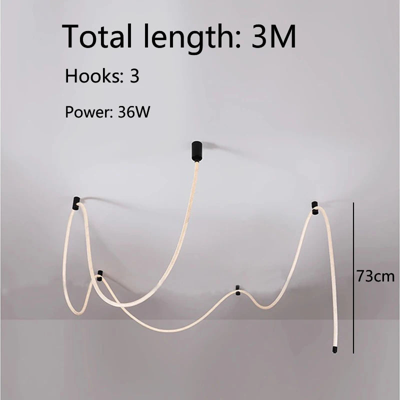 Nordic Braid LED Chandelier