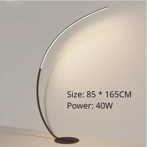 Nordic LED Corner Light Arc RGB Floor Lamps