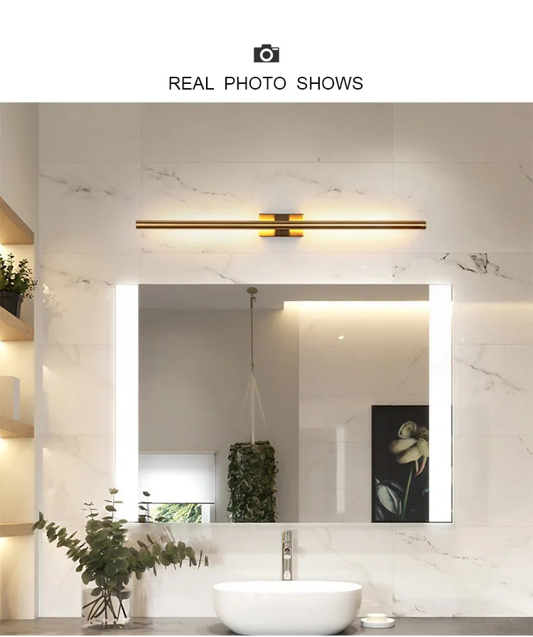 Black Nordic LED Sconce