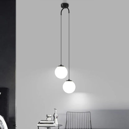 Nordic Gold Glass LED Pendant Lights