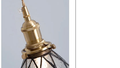 IWHD Nordic Glass LED Pendant Lights Fixtures