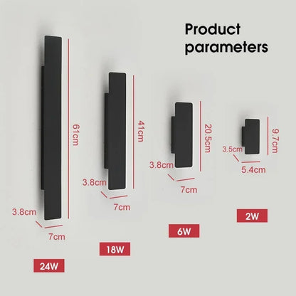 Waterproof Wall Lights - 18W LED