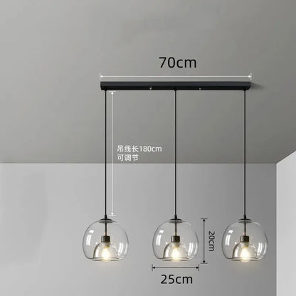 AmberGlow Modern LED Pendant Light Fixtures