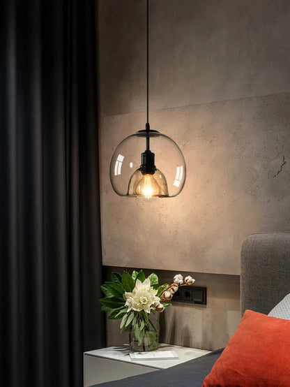 AmberGlow Modern LED Pendant Light Fixtures