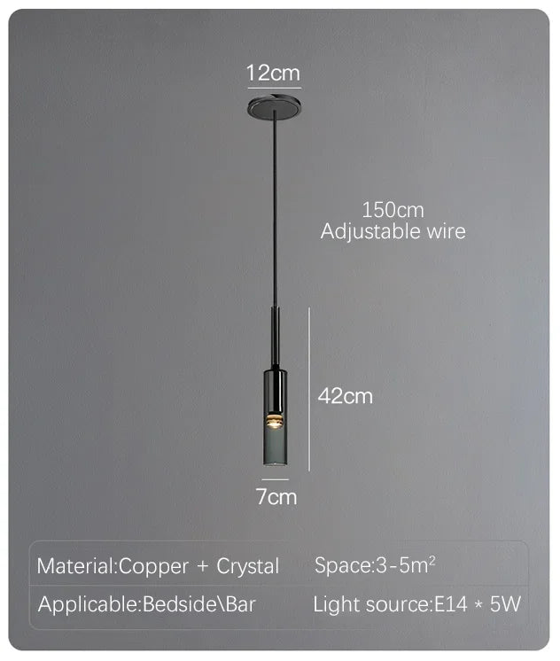 Nordic Ceiling Glass LED Pendant Lamp Chandelier