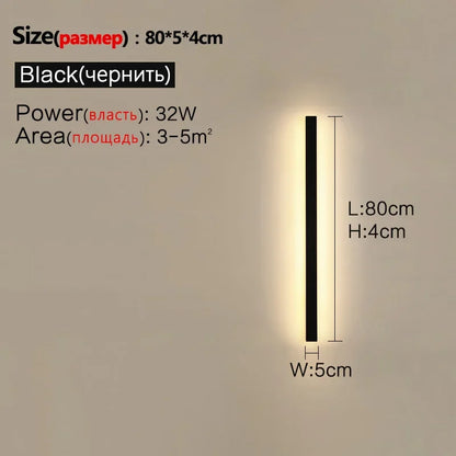 Nordic Waterproof LED Wall Sconce - Patio Light