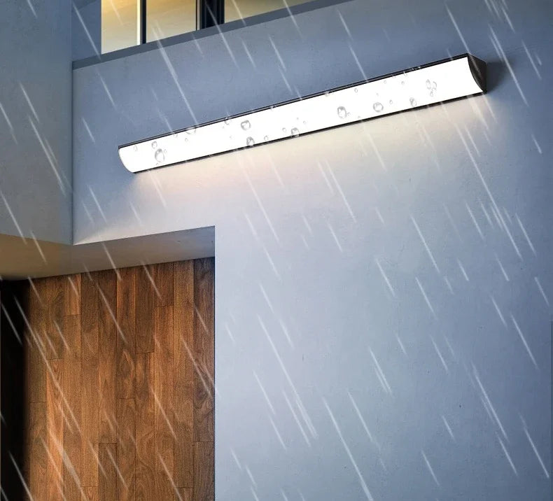 Long Strip Wall Outdoor Lamp