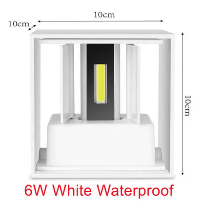 Cube Up-Down Outdoor Sconce
