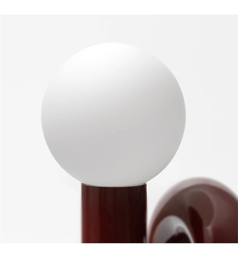 Nordic Glow: Minimalist Glass Desk Lamp