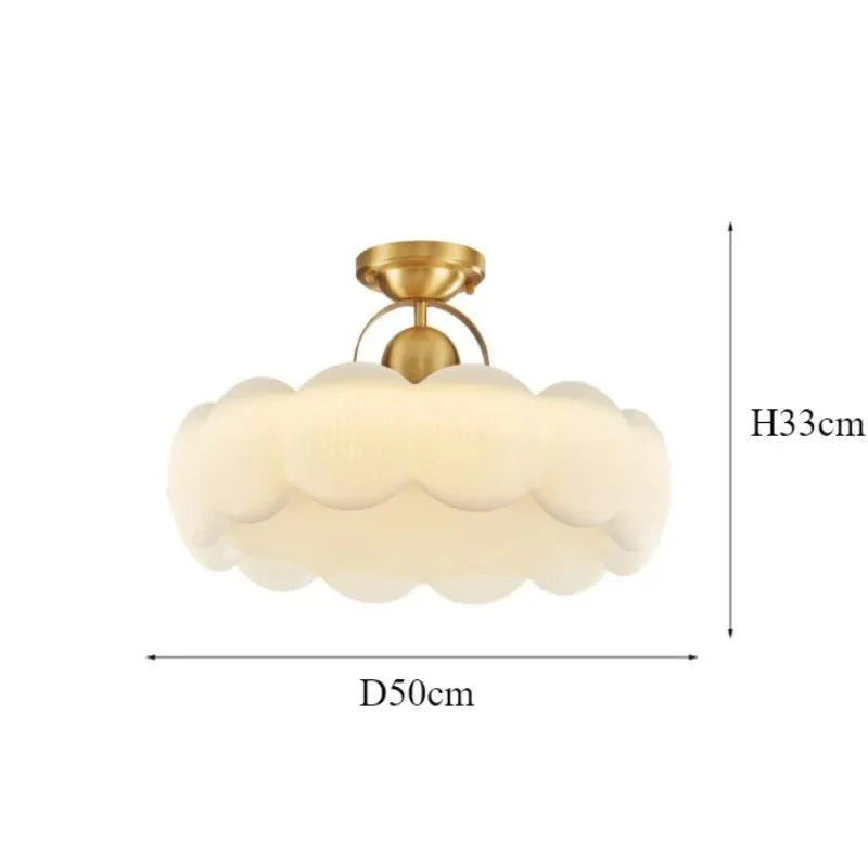 Creme Ceiling Lights - Modern, Cute, Round