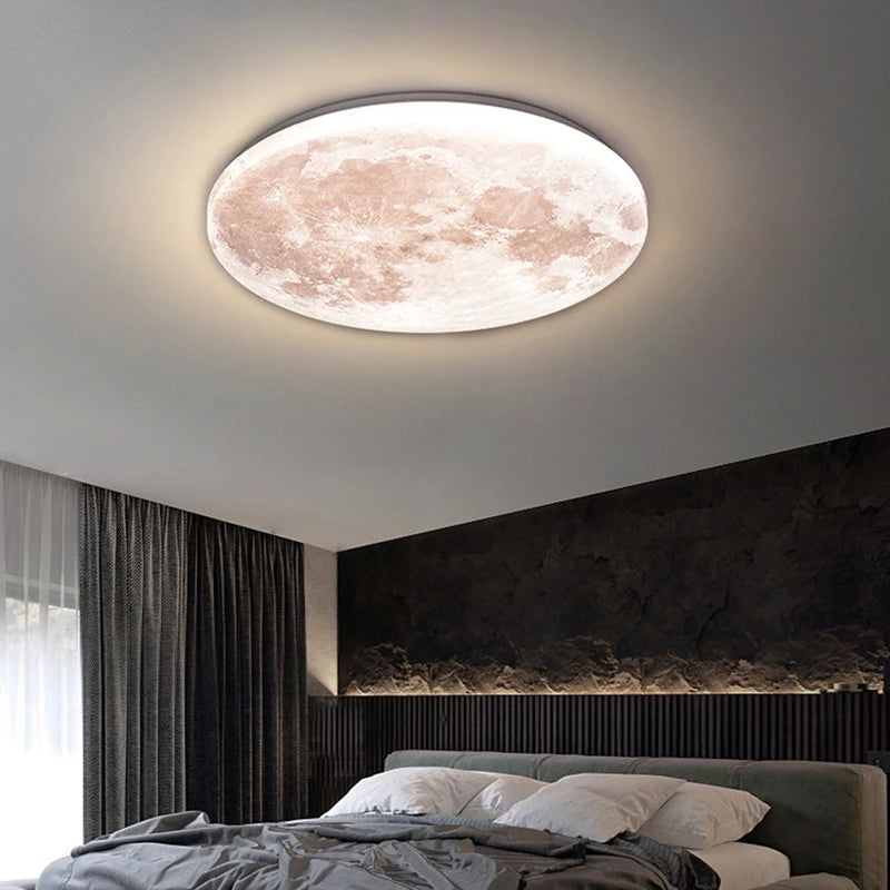 LunarGlow Modern Ceiling Lamp for Stylish Spaces