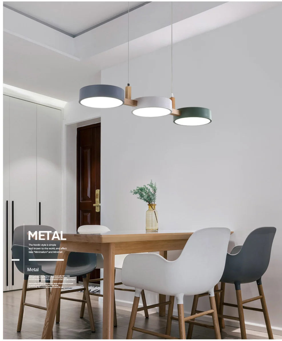 Nordic LED Pendant Lights for Island Kitchen